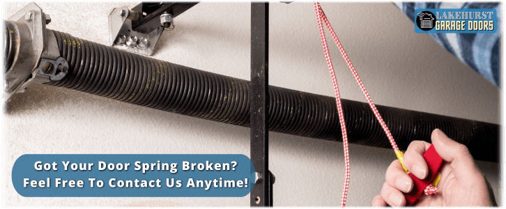 Broken Garage Door Spring Lakehurst NJ